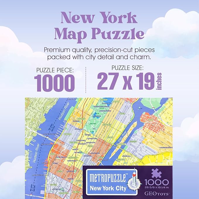 1000 Piece Metropuzzle - New York City