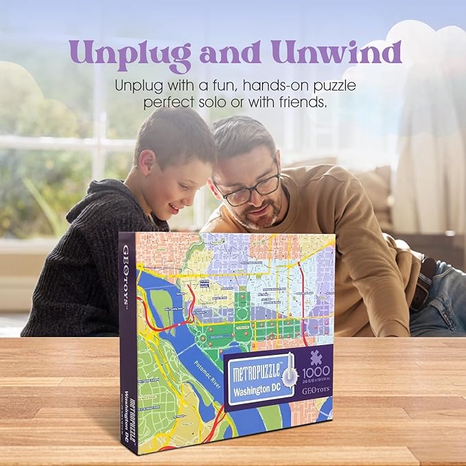 1000 Piece Metropuzzle - Washington D.C. – Geotoys