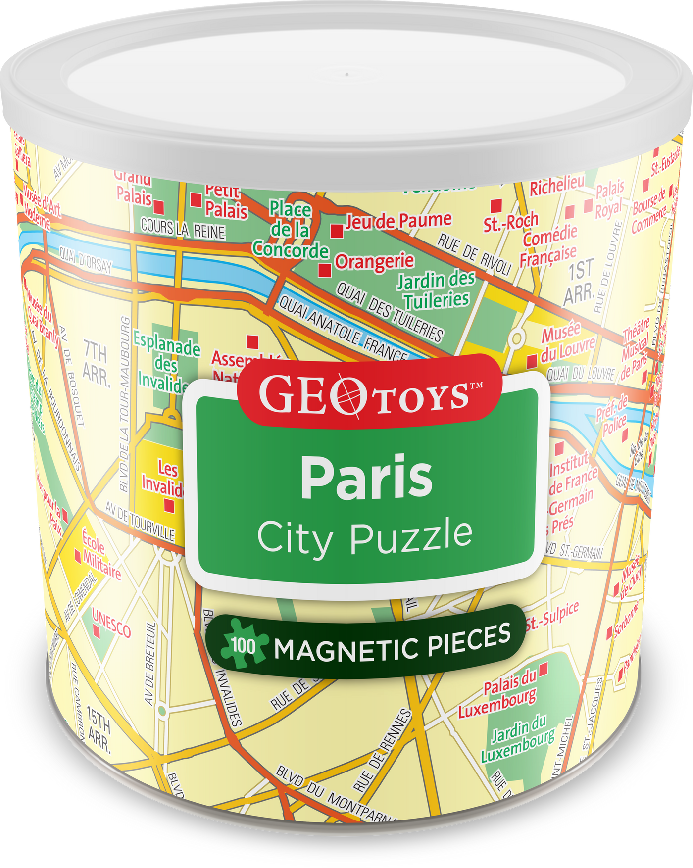 100 Piece Magnetic Puzzle - Paris