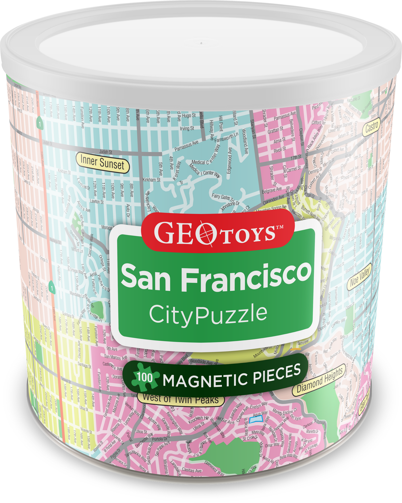 100 Piece Magnetic Puzzle - San Francisco