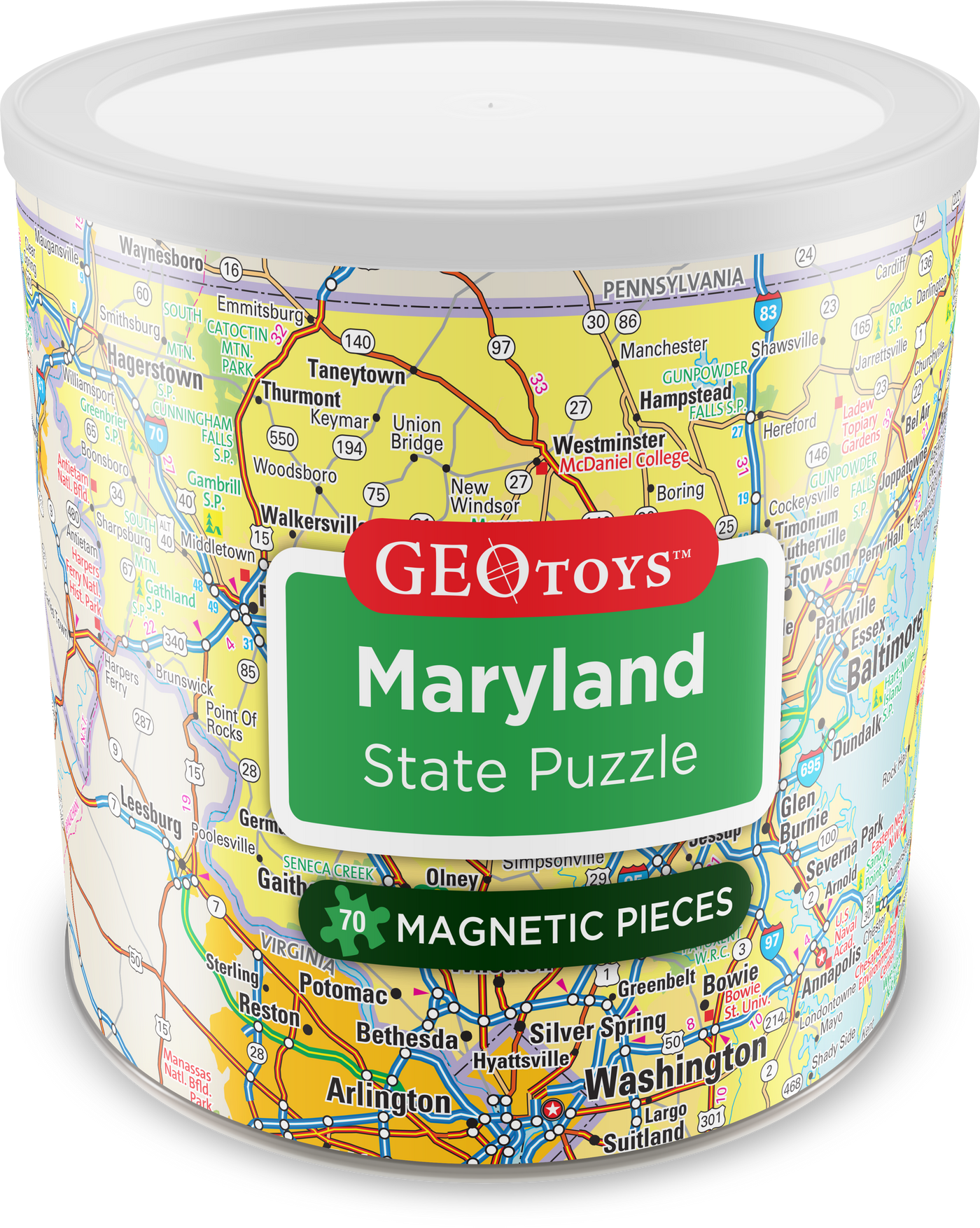 70 Piece Magnetic Puzzle - Maryland