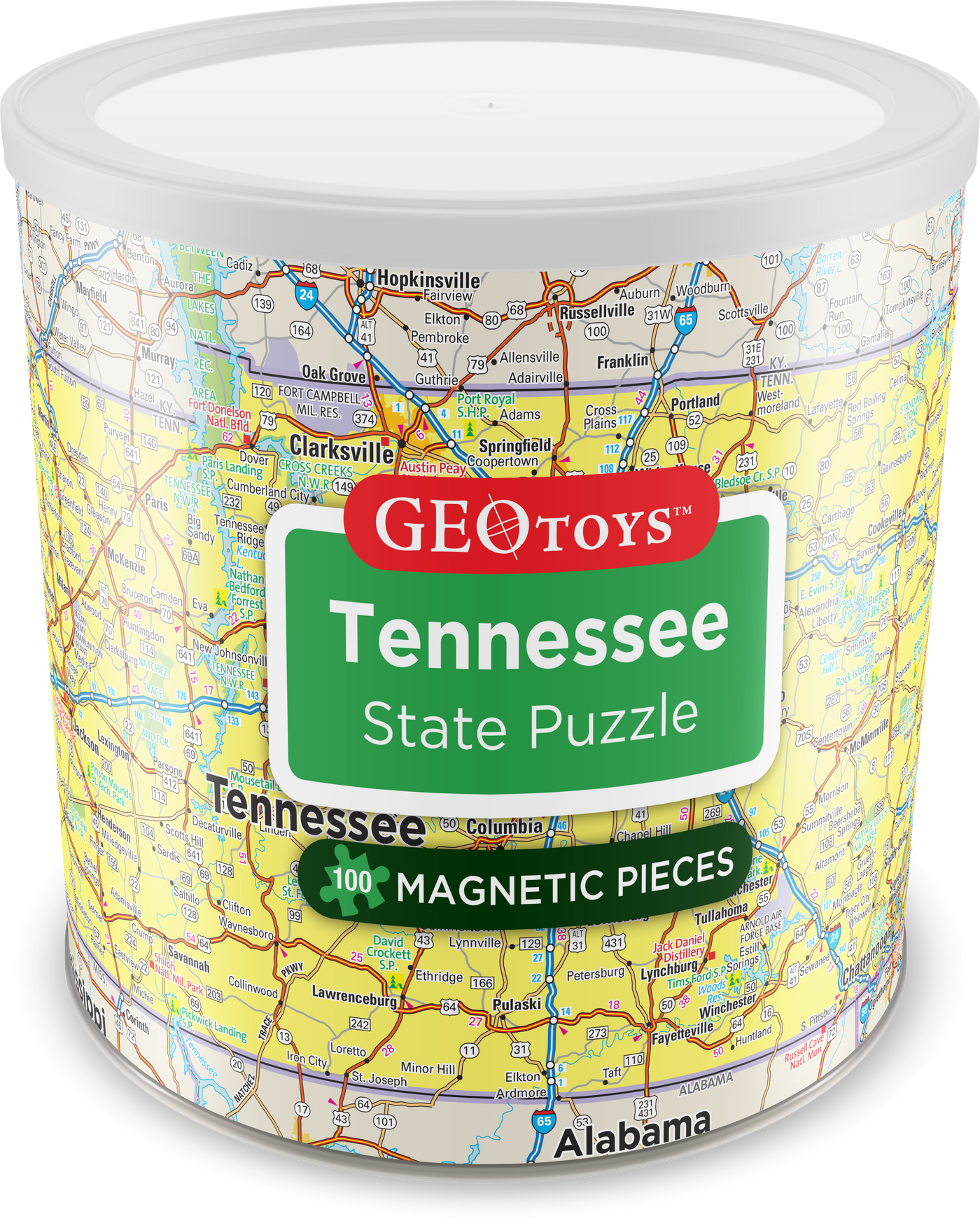 100 Piece Magnetic Puzzle - Tennessee