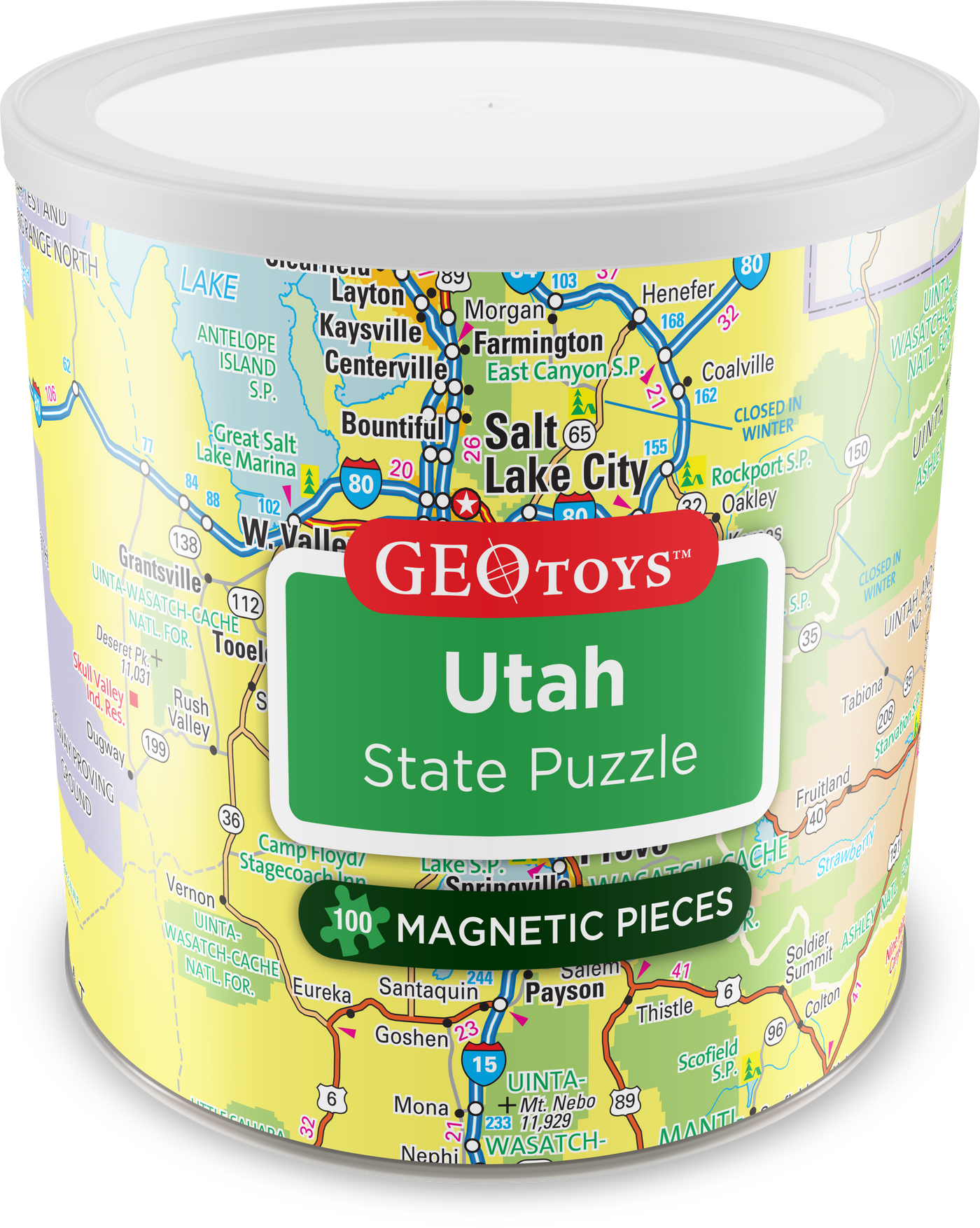100 Piece Magnetic Puzzle - Utah