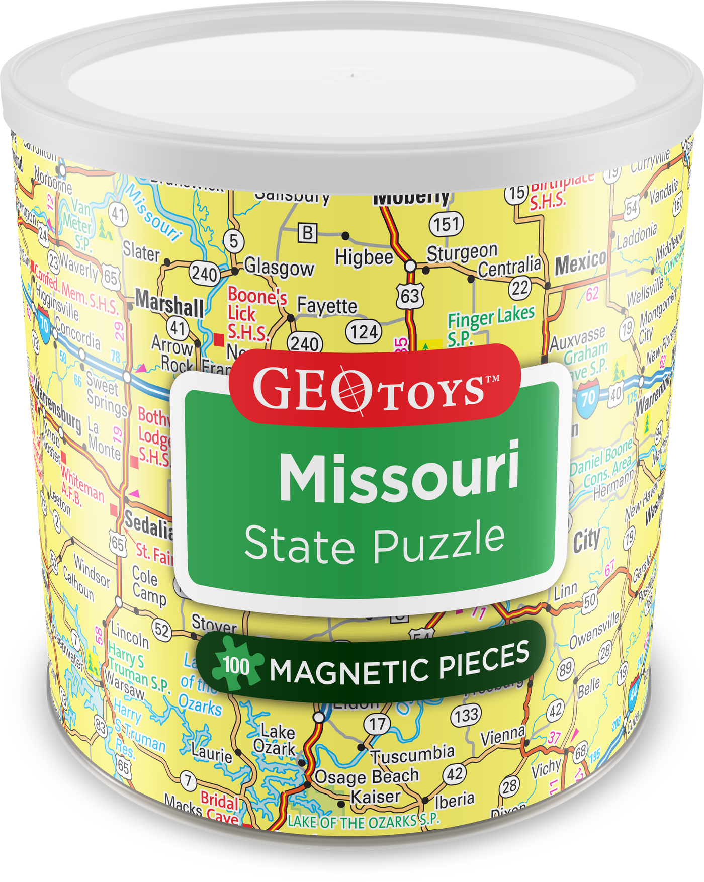100 Piece Magnetic Puzzle - Missouri
